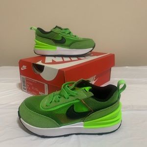 Nike Waffle One   Electric Green/Black Vert Electrique/Noir